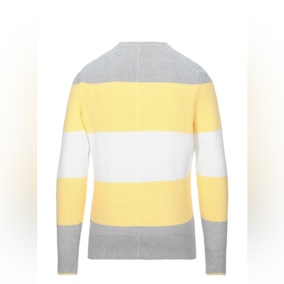 Rag and bone yellow stripe pullover jumper - Picture 2 of 5
